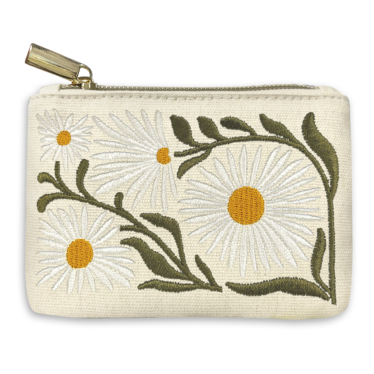 Daisy Rose Women's Round Coin Purse Pouch